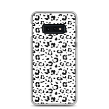 Samsung Galaxy S10e Black & White Leopard Print Samsung Case by Design Express