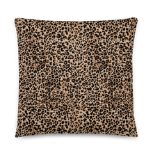 22×22 Golden Leopard Basic Pillow by Design Express