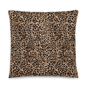 22×22 Golden Leopard Basic Pillow by Design Express