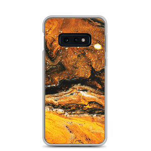 Samsung Galaxy S10e Yellow Orange Abstract Samsung Case by Design Express