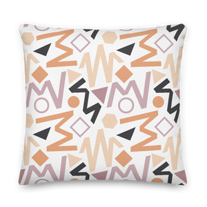 Soft Geometrical Pattern Premium Pillow by Design Express