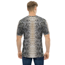Snake Skin Print Men's T-shirt by Design Express