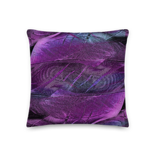 Purple Feathers Premium Pillow by Design Express