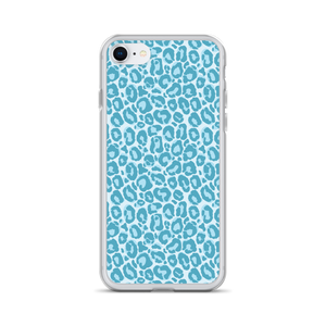 iPhone 7/8 Teal Leopard Print iPhone Case by Design Express