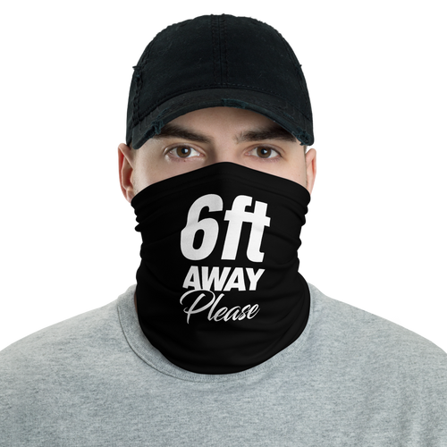 Default Title 6ft Away Please WOB Neck Gaiter Masks by Design Express