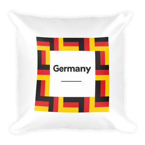 Default Title Germany "Mosaic" Square Pillow by Design Express