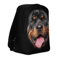 Rottweiler Dog Minimalist Backpack by Design Express