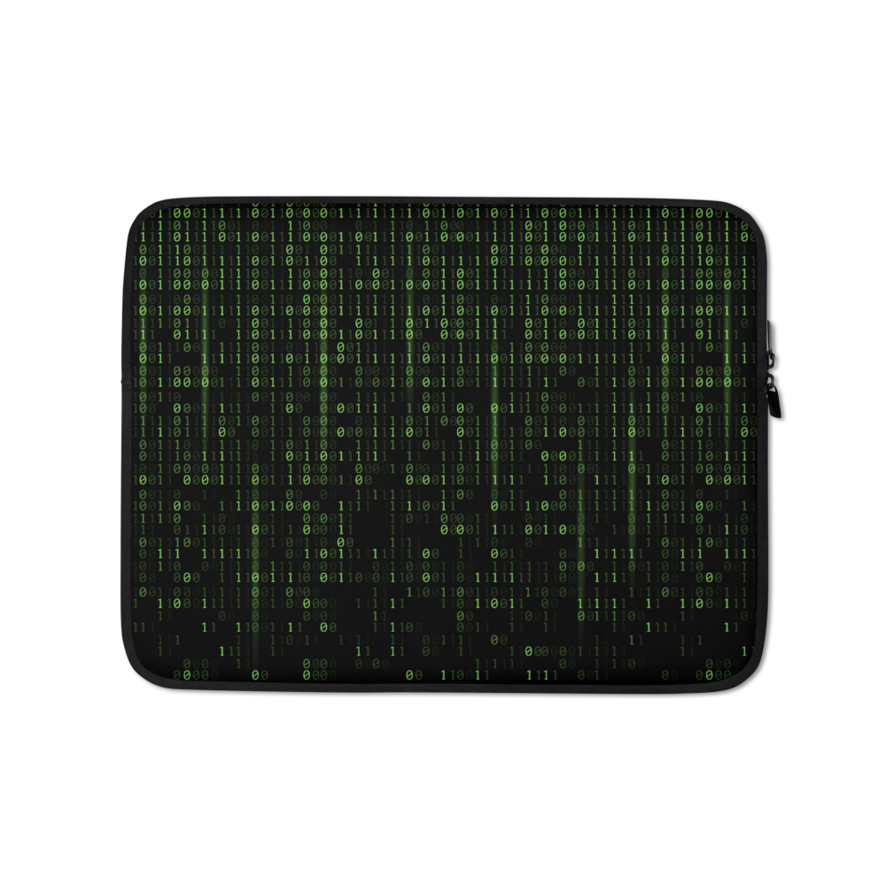 13 in Binary Code Laptop Sleeve by Design Express