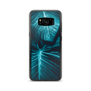 Samsung Galaxy S8 Turquoise Leaf Samsung Case by Design Express