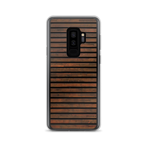 Samsung Galaxy S9+ Horizontal Brown Wood Samsung Case by Design Express