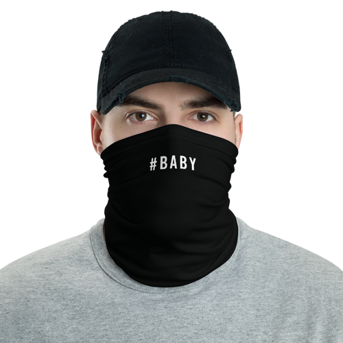 Default Title #BABY Hashtag Neck Gaiter Masks by Design Express