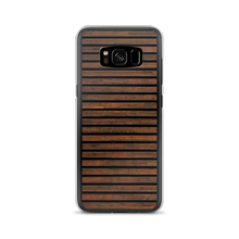 Samsung Galaxy S8 Horizontal Brown Wood Samsung Case by Design Express