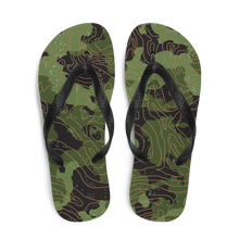 Green Camoline Flip-Flops by Design Express