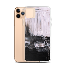 Black & White Abstract Painting iPhone Case by Design Express