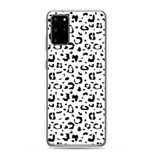 Samsung Galaxy S20 Plus Black & White Leopard Print Samsung Case by Design Express