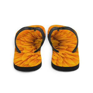 Yellow Flower Center Flip-Flops by Design Express