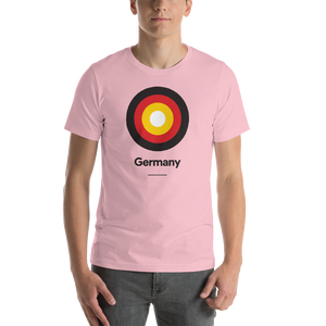 Pink / S Germany "Target" Unisex T-Shirt by Design Express