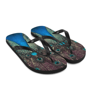 Peacock Flip-Flops by Design Express