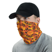 Savage Orange Camo Neck Gaiter Masks by Design Express