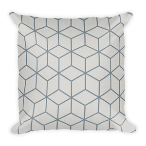 Diamonds London Coach Gray Square Premium Pillow by Design Express