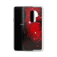 Black Red Abstract Samsung Case by Design Express