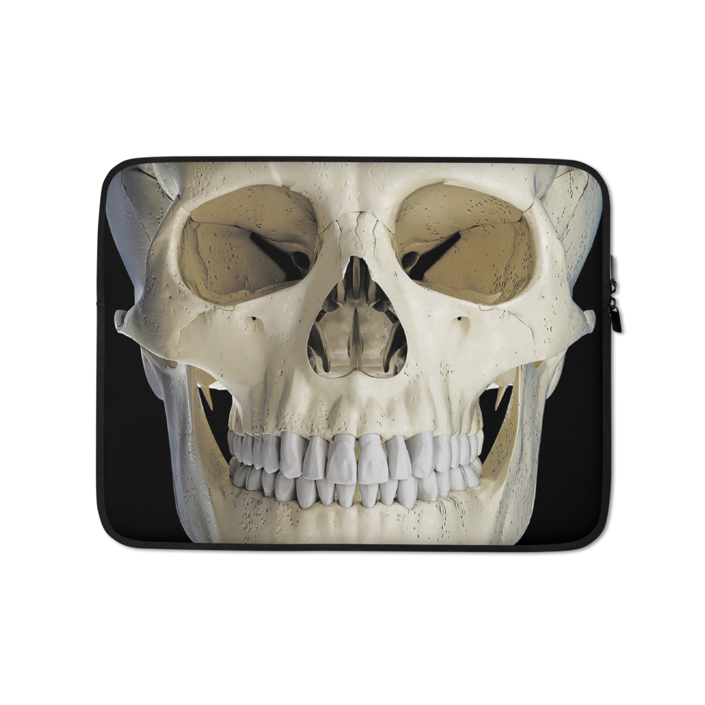 13 in Skull Laptop Sleeve by Design Express