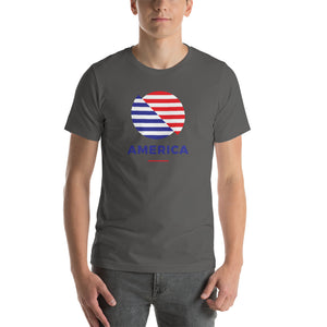 Asphalt / S America "The Rising Sun" Short-Sleeve Unisex T-Shirt by Design Express