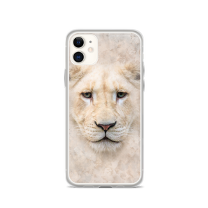 iPhone 11 White Lion iPhone Case by Design Express