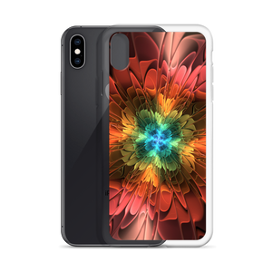 Abstract Flower 03 iPhone Case by Design Express