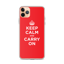 iPhone 11 Pro Max Red Keep Calm and Carry On iPhone Case iPhone Cases by Design Express