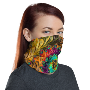 Multicolor Fractal Neck Gaiter Masks by Design Express