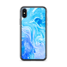 iPhone X/XS Blue Watercolor Marble iPhone Case by Design Express