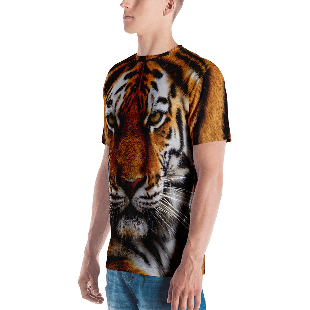 Design Express Tiger “All Over Animal” Men's T-Shirt S