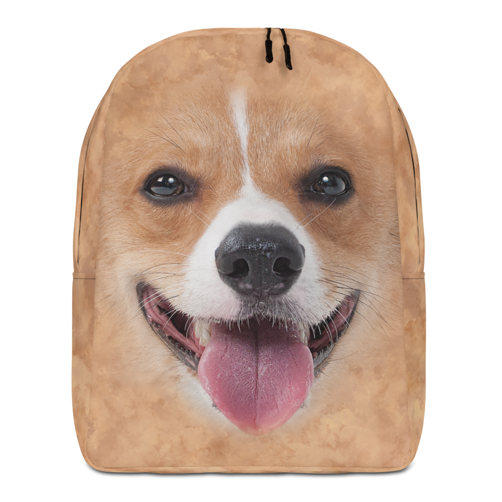 corgi lifestyle mini backpack Corgi Dog Minimalist Backpack – Design Express
