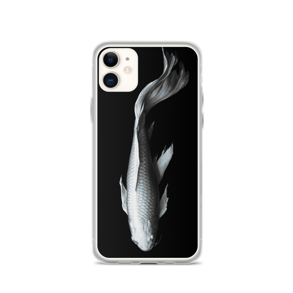 iPhone 11 White Koi Fish iPhone Case by Design Express