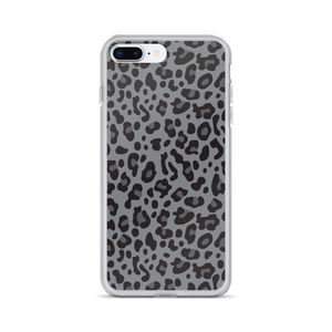 iPhone 7 Plus/8 Plus Grey Leopard Print iPhone Case by Design Express