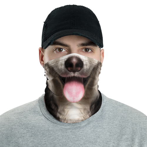 Default Title Husky Dog Neck Gaiter Masks by Design Express