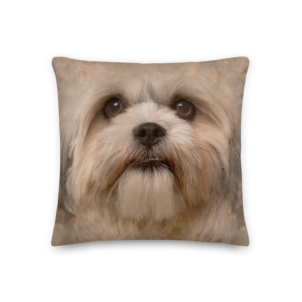 18×18 Shih Tzu Dog Premium Pillow by Design Express