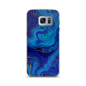Samsung Galaxy S7 Edge Blue Marble Samsung Case by Design Express