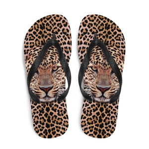 Leopard Face Flip-Flops by Design Express
