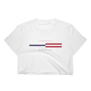 S America "Tommy" Women's Crop Top by Design Express
