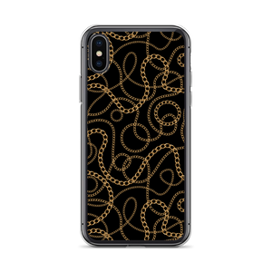 iPhone X/XS Golden Chains iPhone Case by Design Express