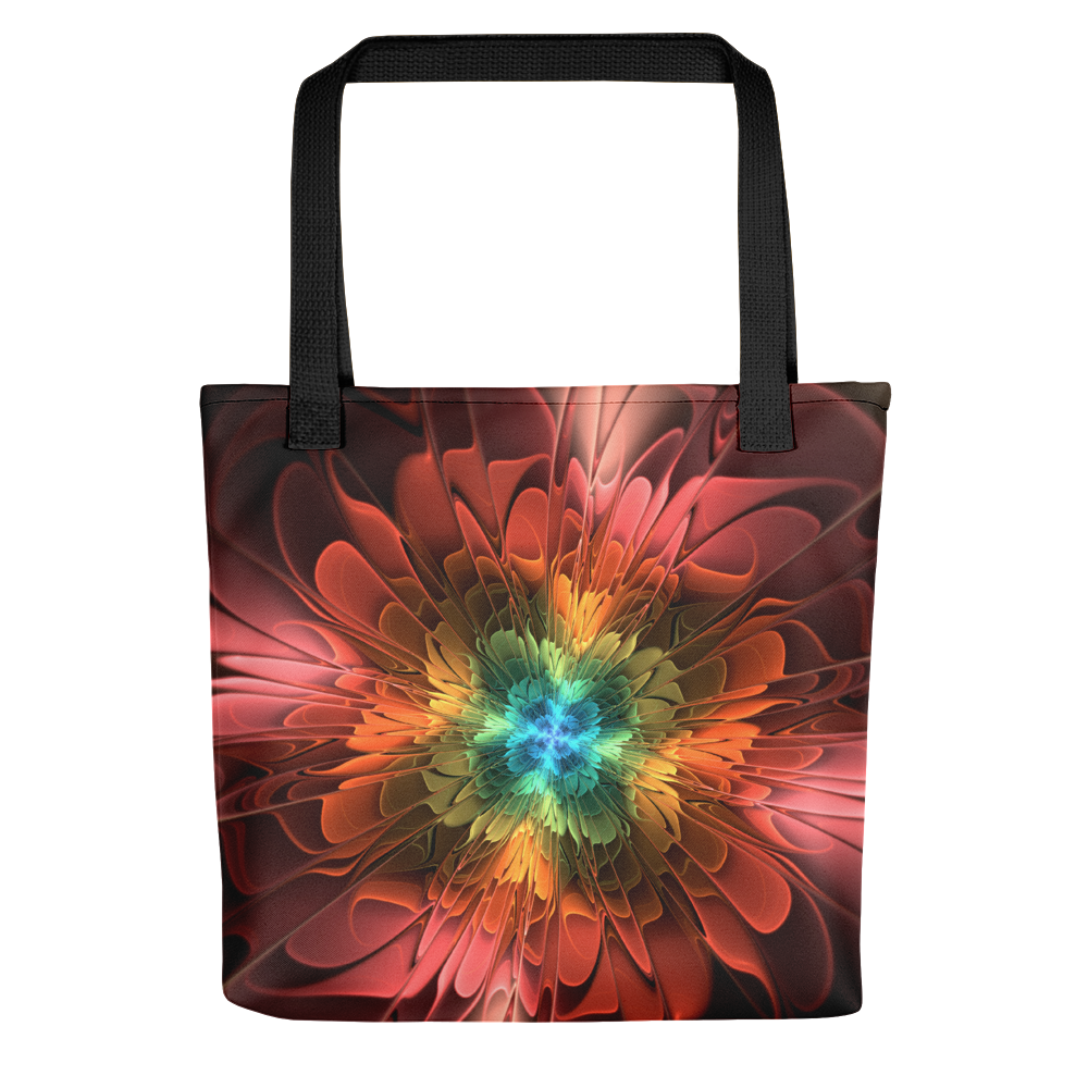 Default Title Abstract FLower 03 Tote Bag by Design Express