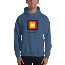 Indigo Blue / S Germany "Frame" Hooded Sweatshirt by Design Express