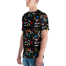 Mix Geometrical Pattern Men's T-shirt by Design Express