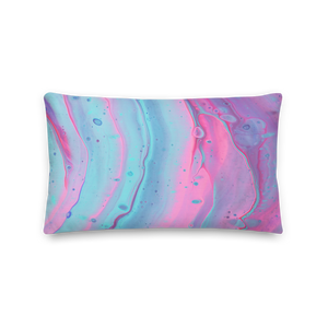 20×12 Multicolor Abstract Background Premium Pillow by Design Express