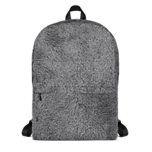 Default Title Soft Grey Fur Backpack by Design Express