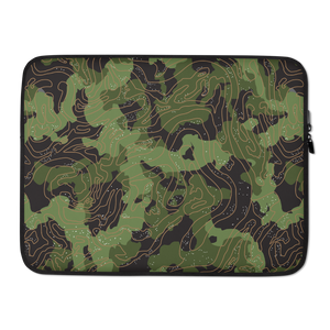 15 in Green Camoline Laptop Sleeve by Design Express