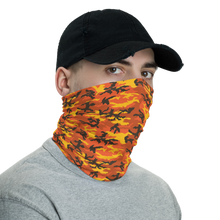 Savage Orange Camo Neck Gaiter Masks by Design Express