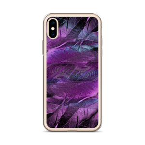 Purple Feathers iPhone Case by Design Express